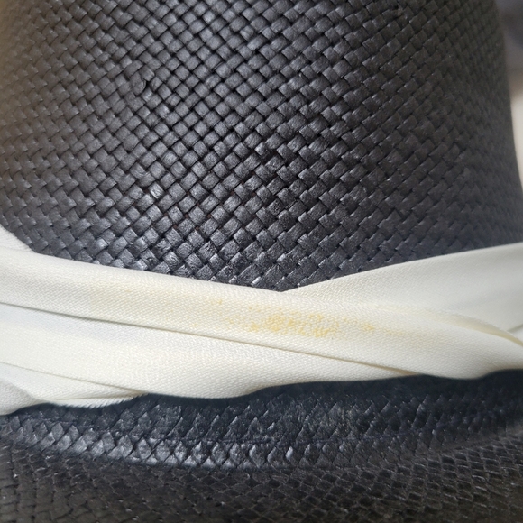 ❤️ 3 for $35 Vintage Kangol Straw Fedora Sun Hat Madras Band-One Size Large Brim - Picture 9 of 9